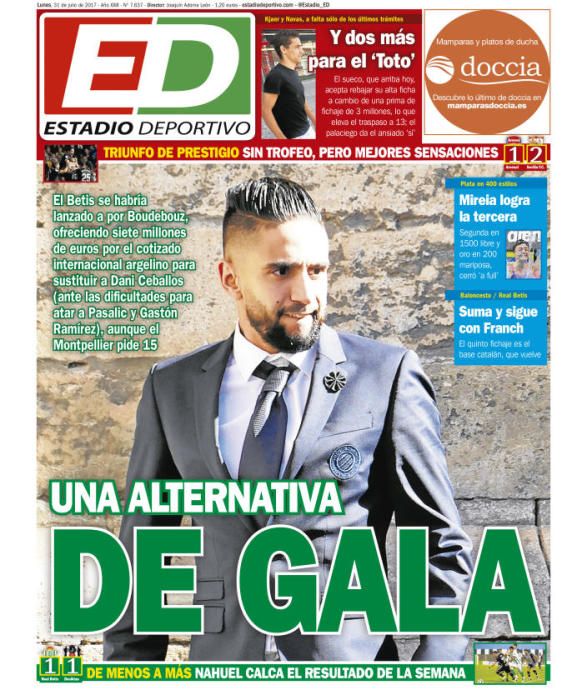 Portadas lunes 31 de julio de 2017