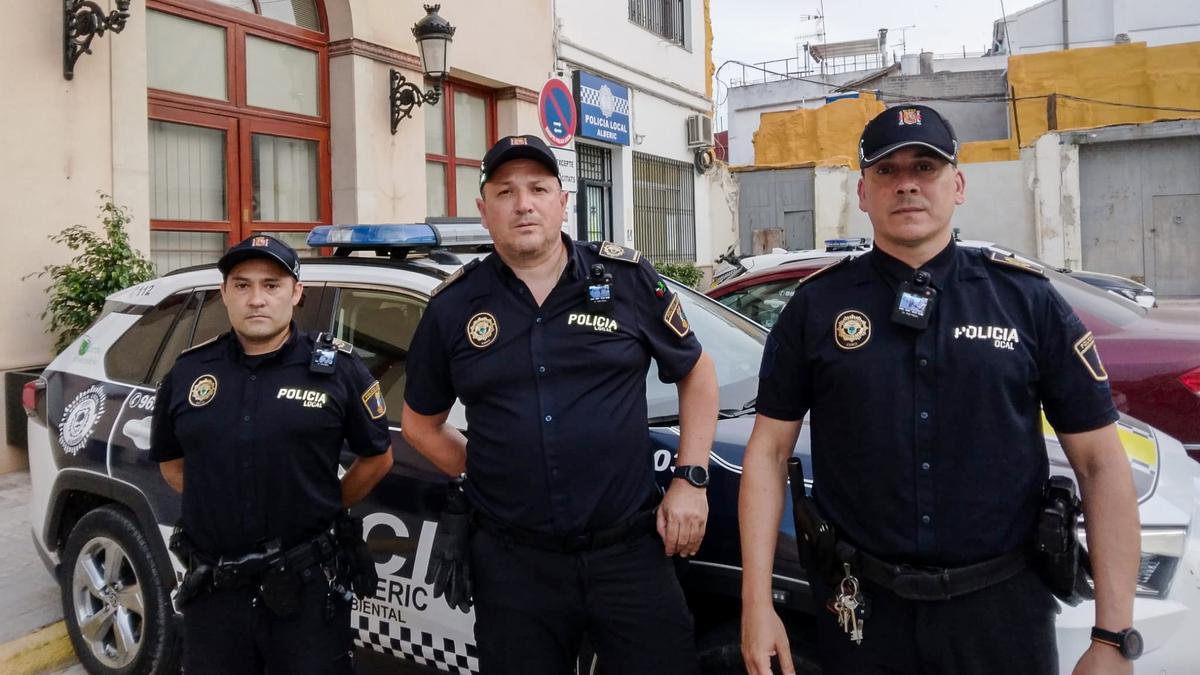 La Policía Local de Alberic con los dispositivos personales de grabación