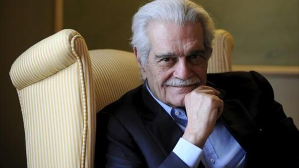 Omar Sharif, en la presentación de 'Disparádme', en Avilés, en el 2009.