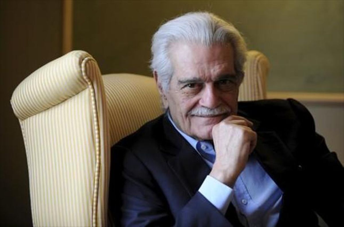 Omar Sharif, en la presentació de ’Foc damunt meu’, a Avilés, el 2009. Omar Sharif, en la presentació de ’Foc damunt meu’, a Avilés, el 2009.