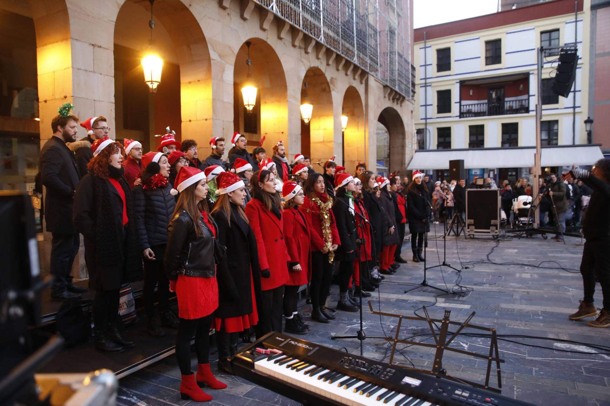 Luces de Navidad en Gijón