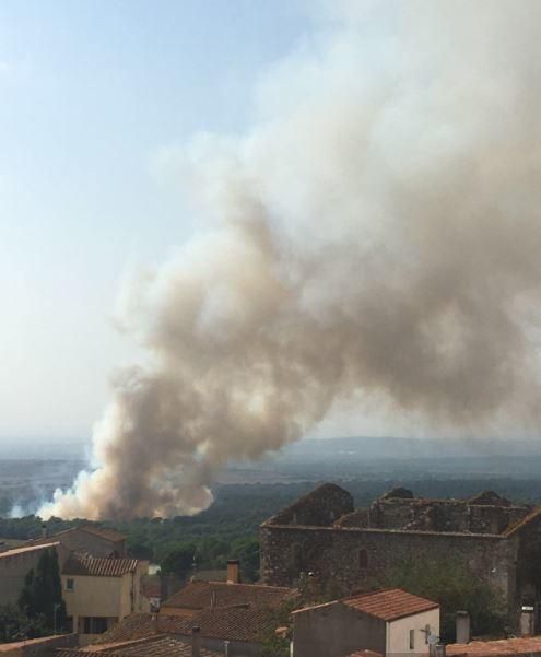 Incendi entre Vilamaniscle i Garriguella