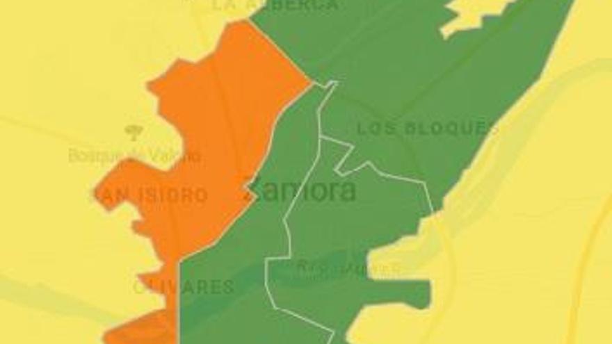 Situación en la capital: todas las zonas libres de coronavirus excepto Parada del Molino, en rojo