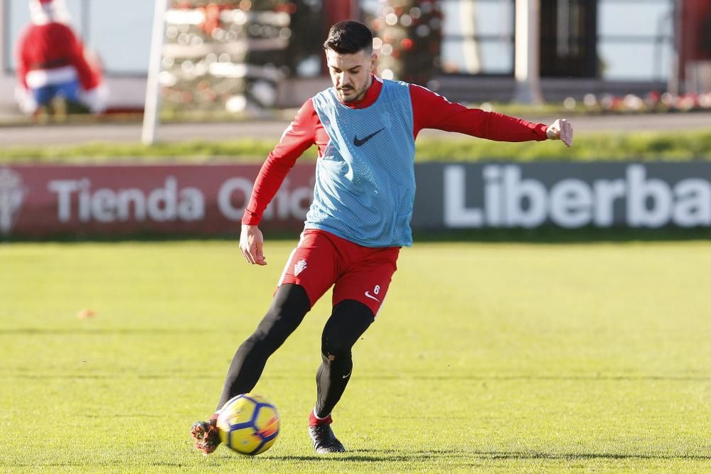 Entrenamiento del Sporting