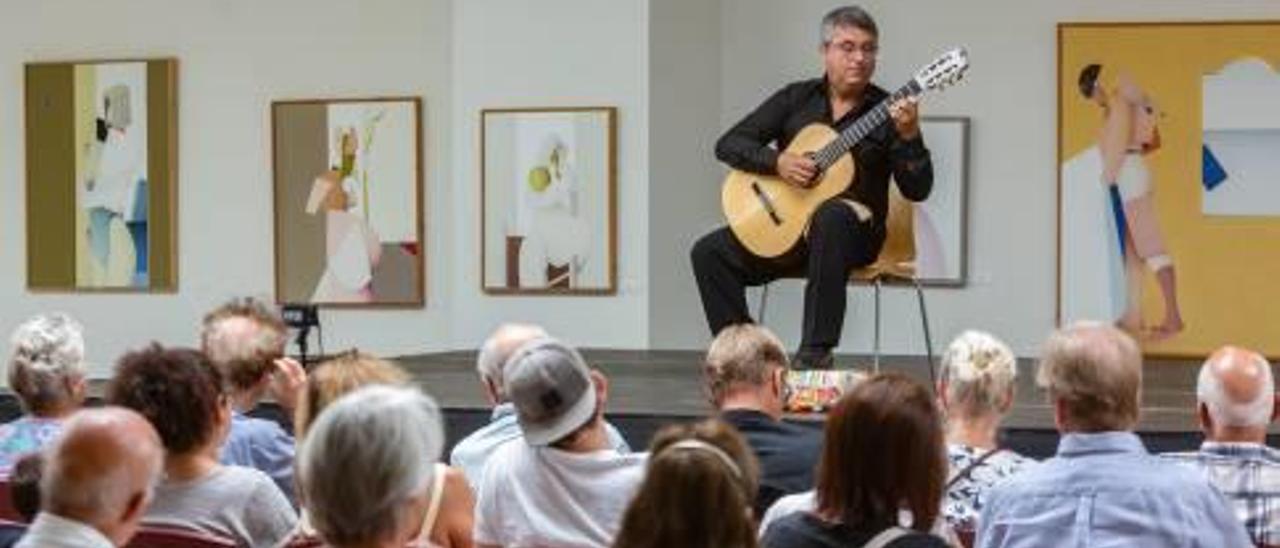 Último concierto a cargo de Javier García Moreno, ayer.