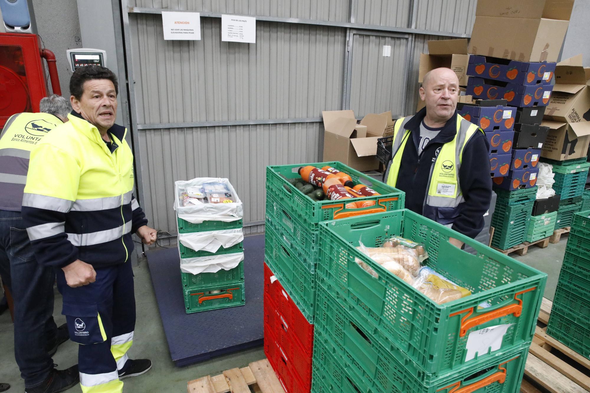 El Banco de Alimentos de Asturias, en números rojos