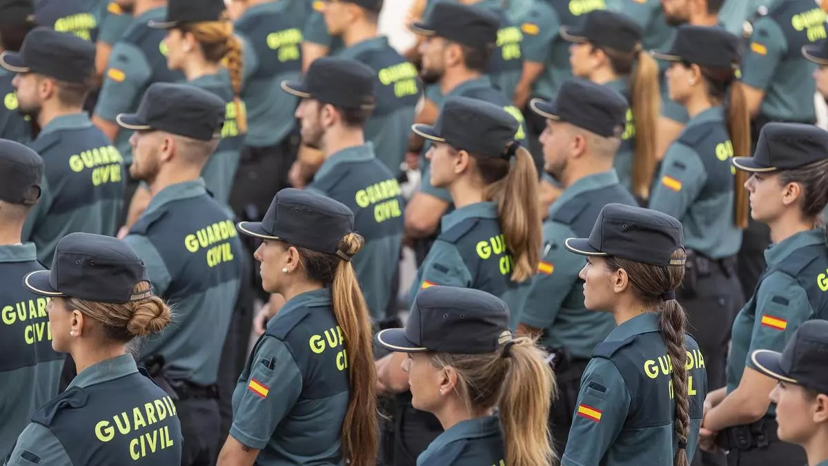 La Guardia Civil de Alicante incorpora a 124 agentes en prácticas