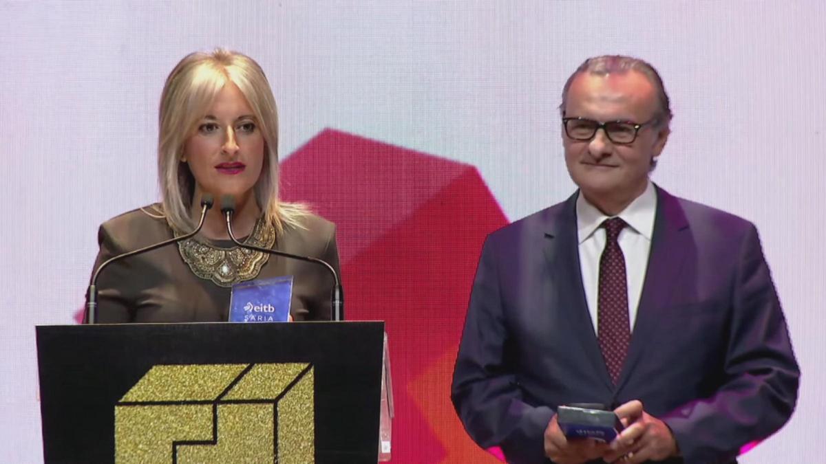 Raquel Fuertes, en septiembre del año pasado, en el Festival de Televisión 'Fes TVal' de Vitoria