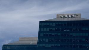 Fachada de la sede de Cellnex Telecom, en Barcelona, Catalunya (España).