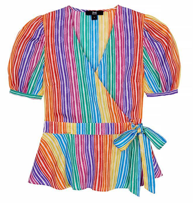 Camisa multicolor de Amazon