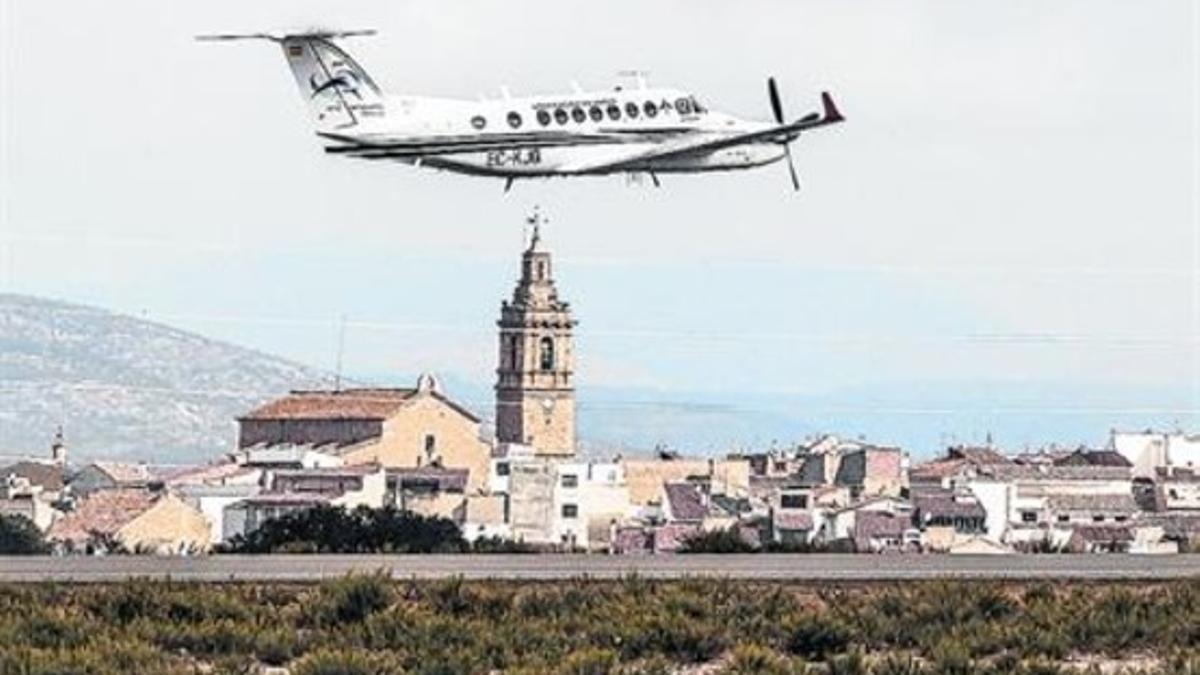 Pista 8 Vuelo de prueba en el aeropuerto de Castellón el pasado septiembre.