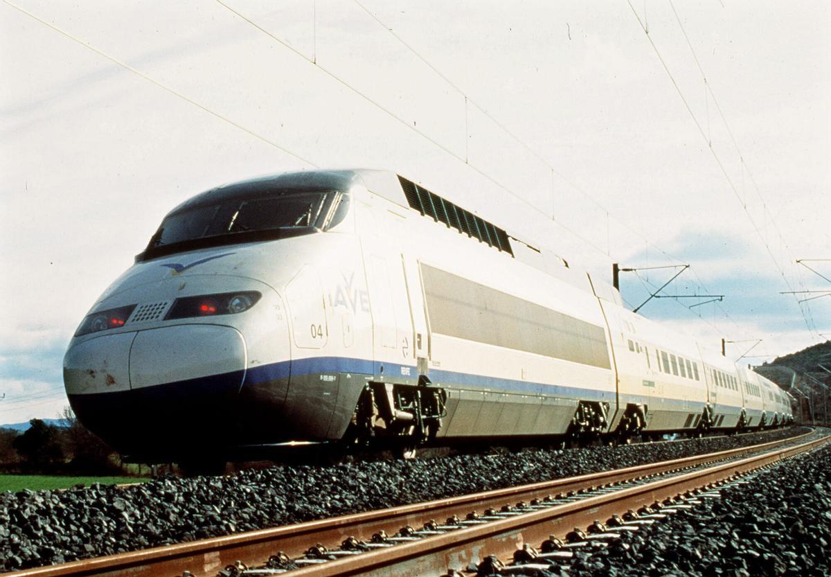 Tren de Alta Velocidad (AVE) Madrid-Sevilla.