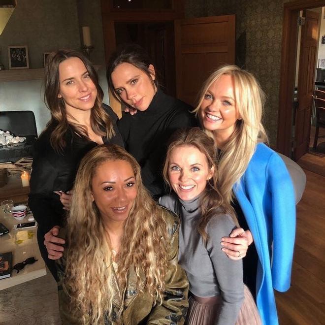 La foto de la reunión de las Spice Girls