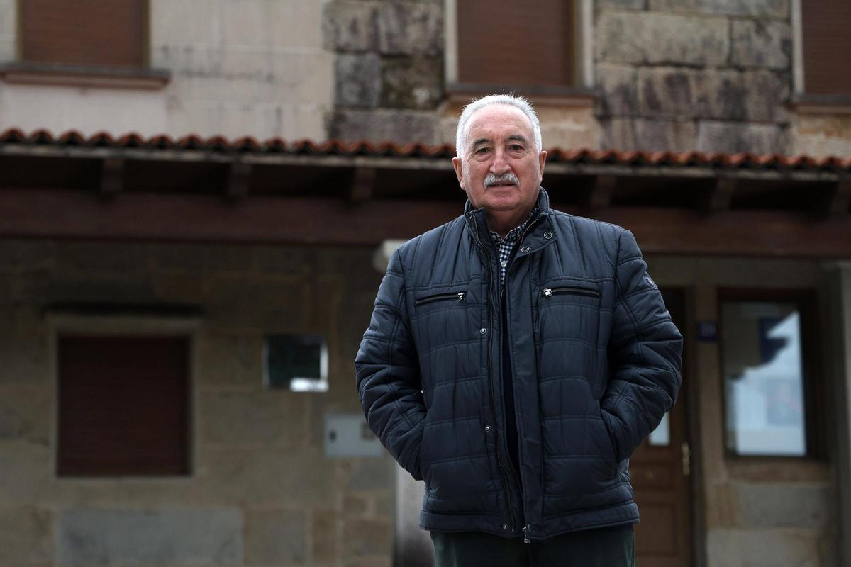 Fernando Pintos, expresidente de la Comunidad de Montes de Salcedo.