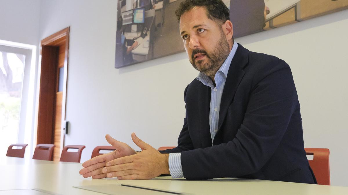 Josué Íñiguez, concejal de Seguridad, Convivencia y Cultura.