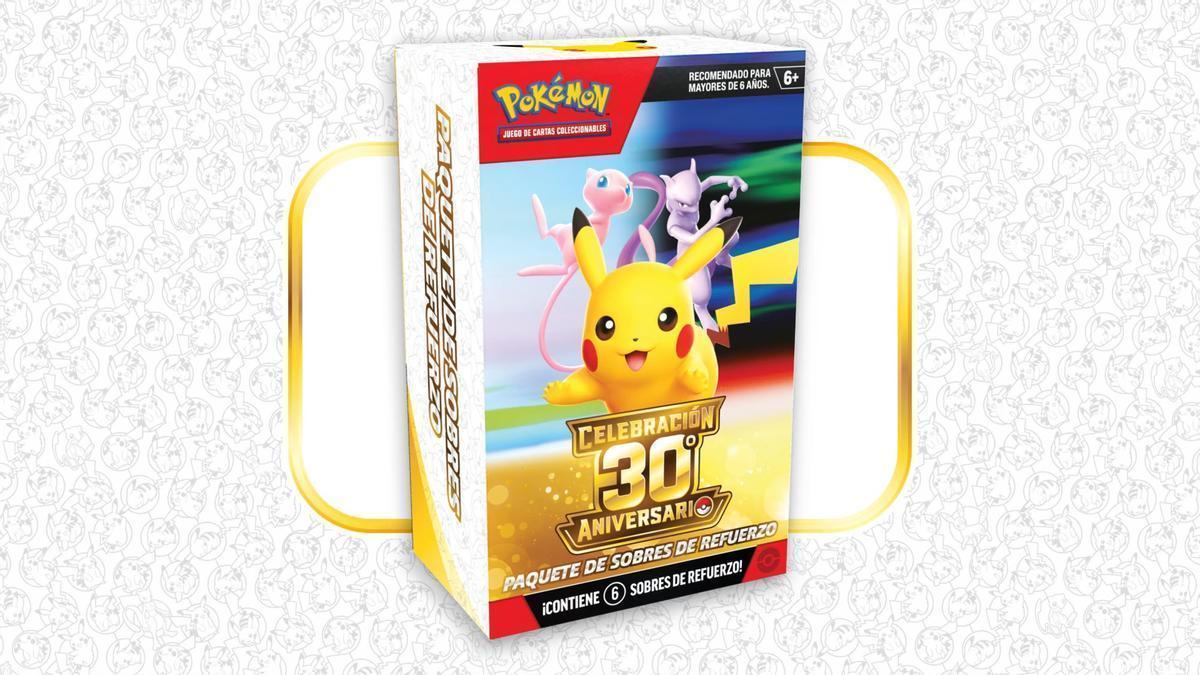 Los nuevos productos de Pokémon del 30 aniversario están por llegar