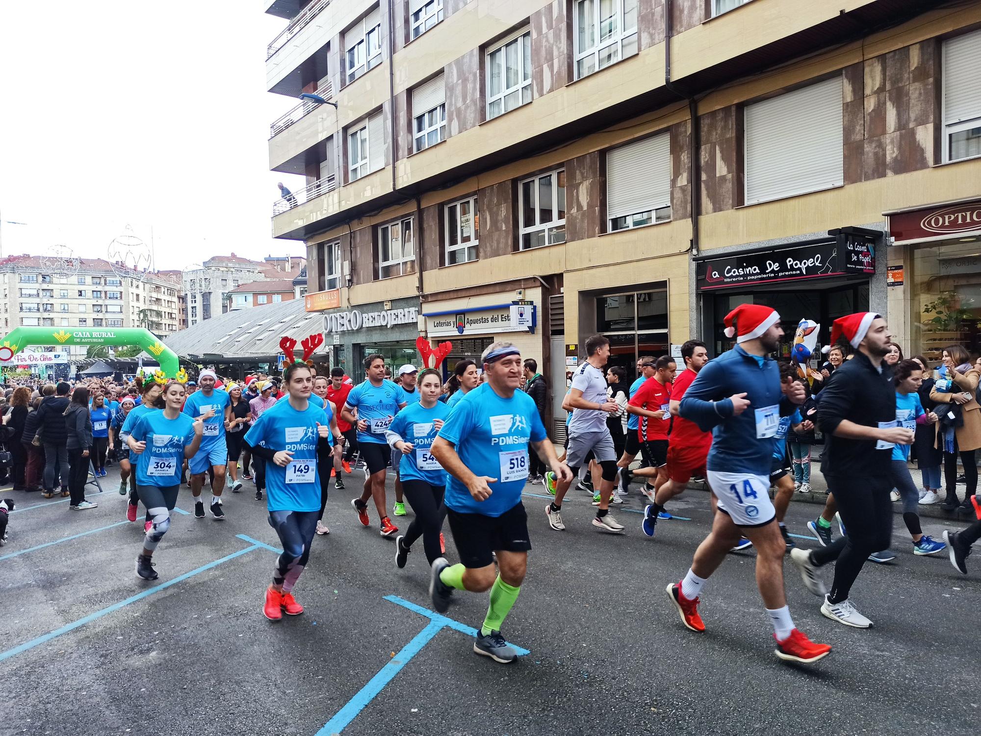 Casi 1.500 participantes disputan la carrera de Fin de Año de Pola de Siero