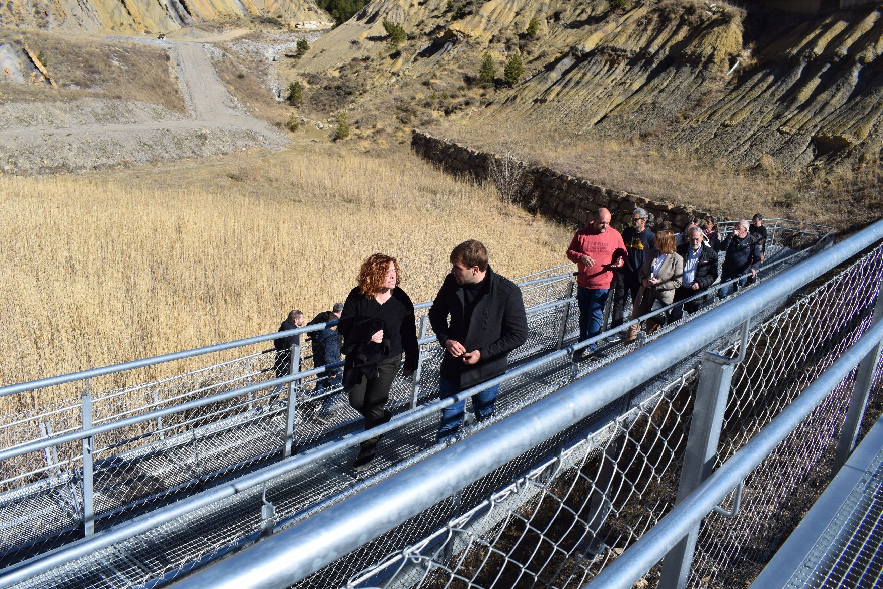 Un nou itinerari exterior permet veure més de prop les petjades de dinosaure a Fumanya