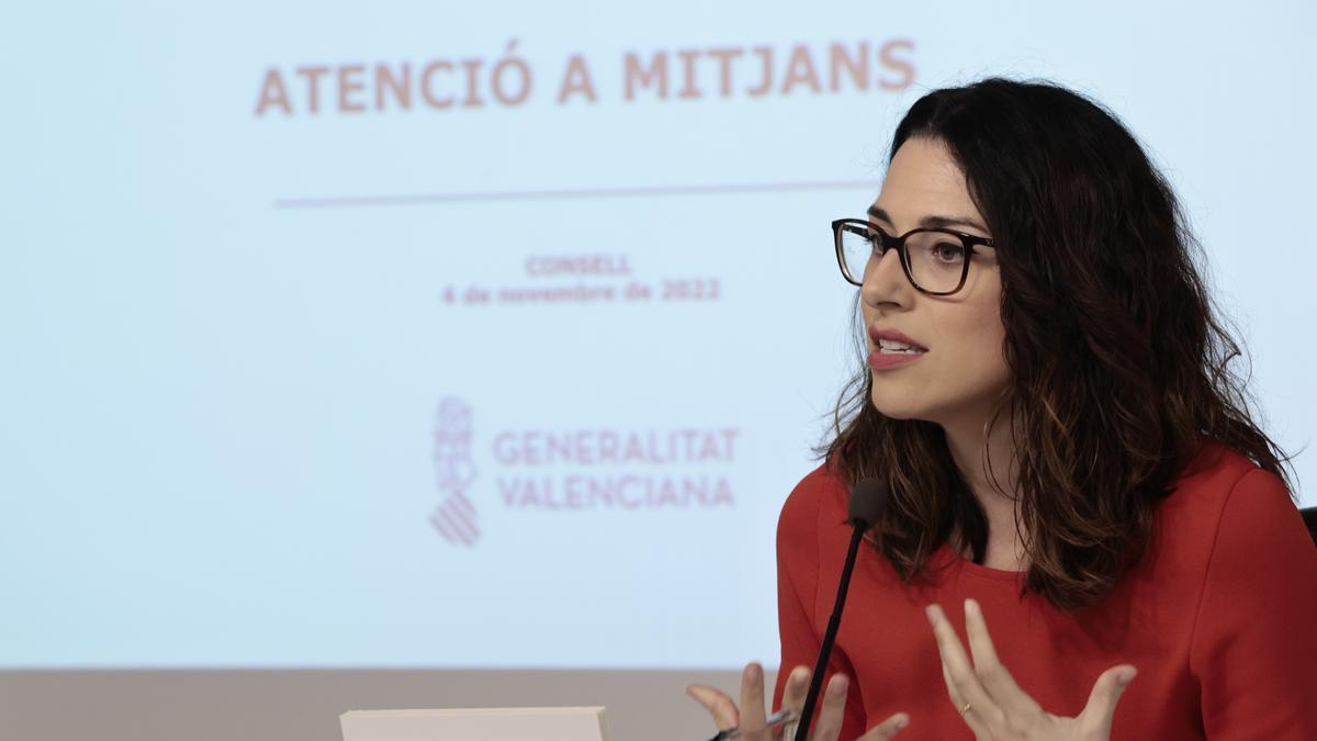 La vicepresidenta de la Generalitat, Aitana Mas.