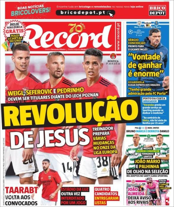 Portada RECORD miércoles 21 octubre 2020