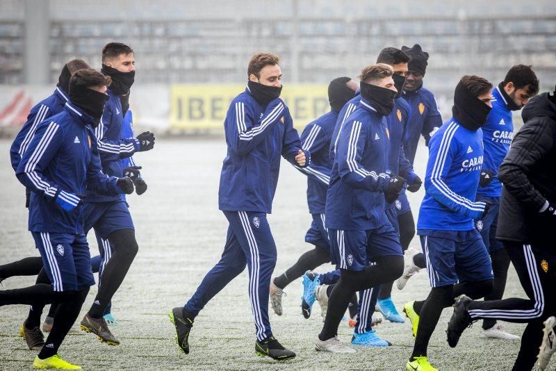 Entrenamiento del 13 de enero del Real Zaragoza