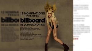Shakira obté 12 nominacions en els premis Billboard.