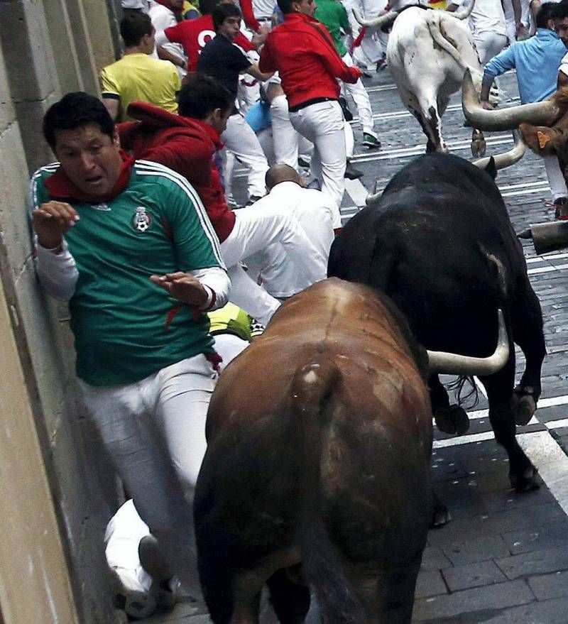 Encierro del cuarto día de las fiestas