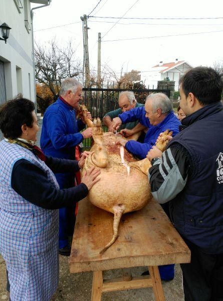 Matanza tradicional en Aliste