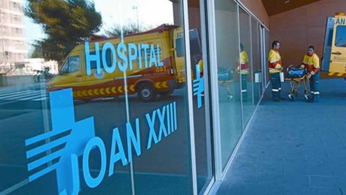 El Hospital Joan XXIII, de Tarragona, perteneciente al Institut Català de la Salut (ICS), el sábado pasado.