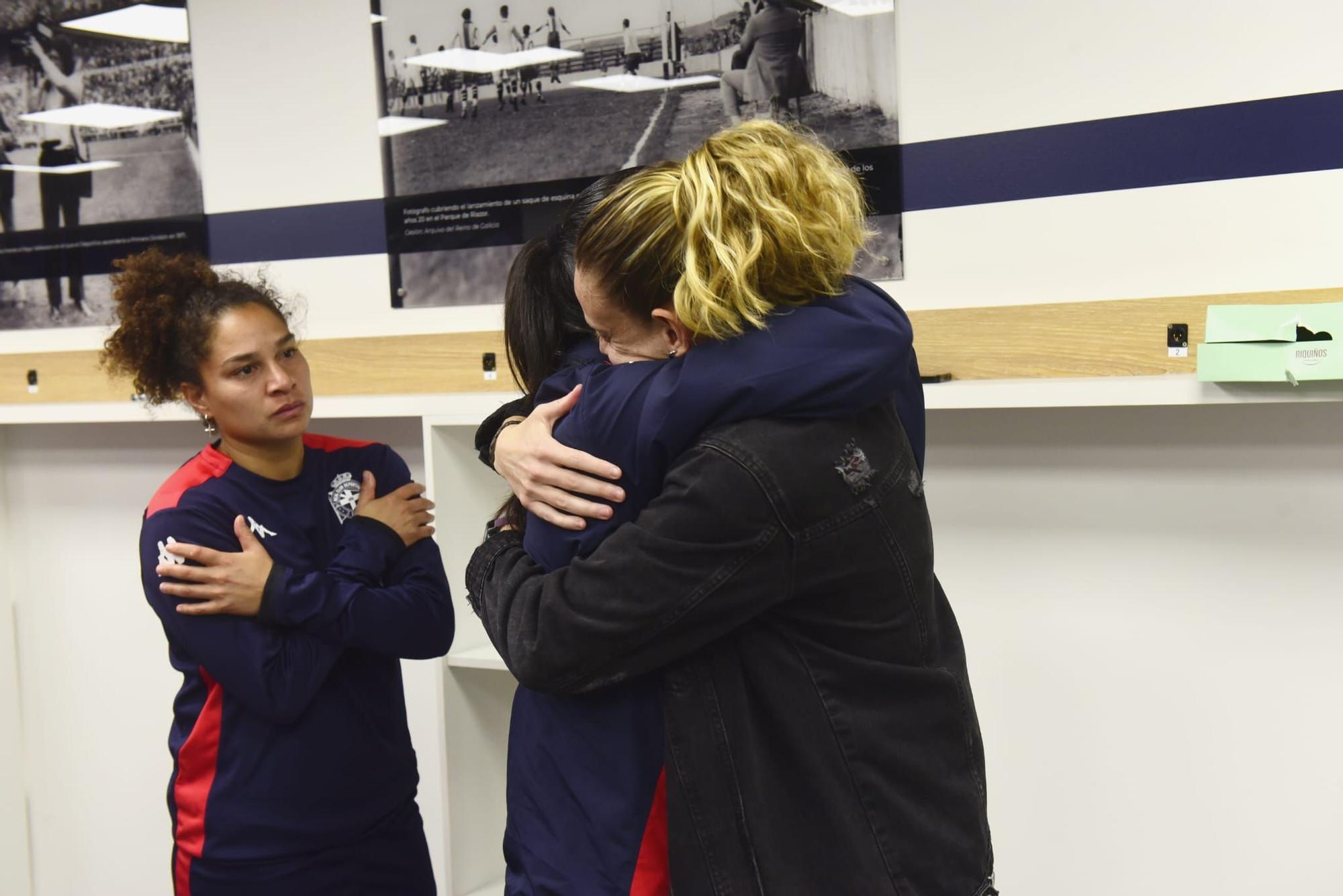 Despedida de Irene Ferreras como entrenadora del Deportivo