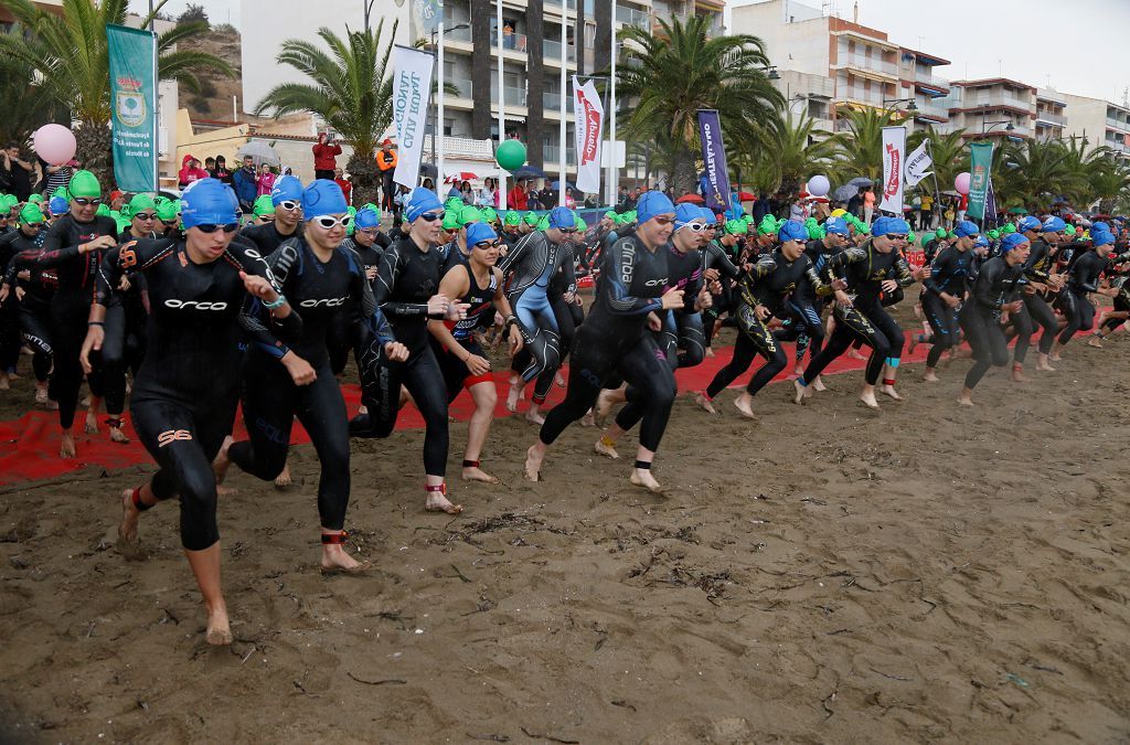 Salida del triatlón de Fuente Álamo