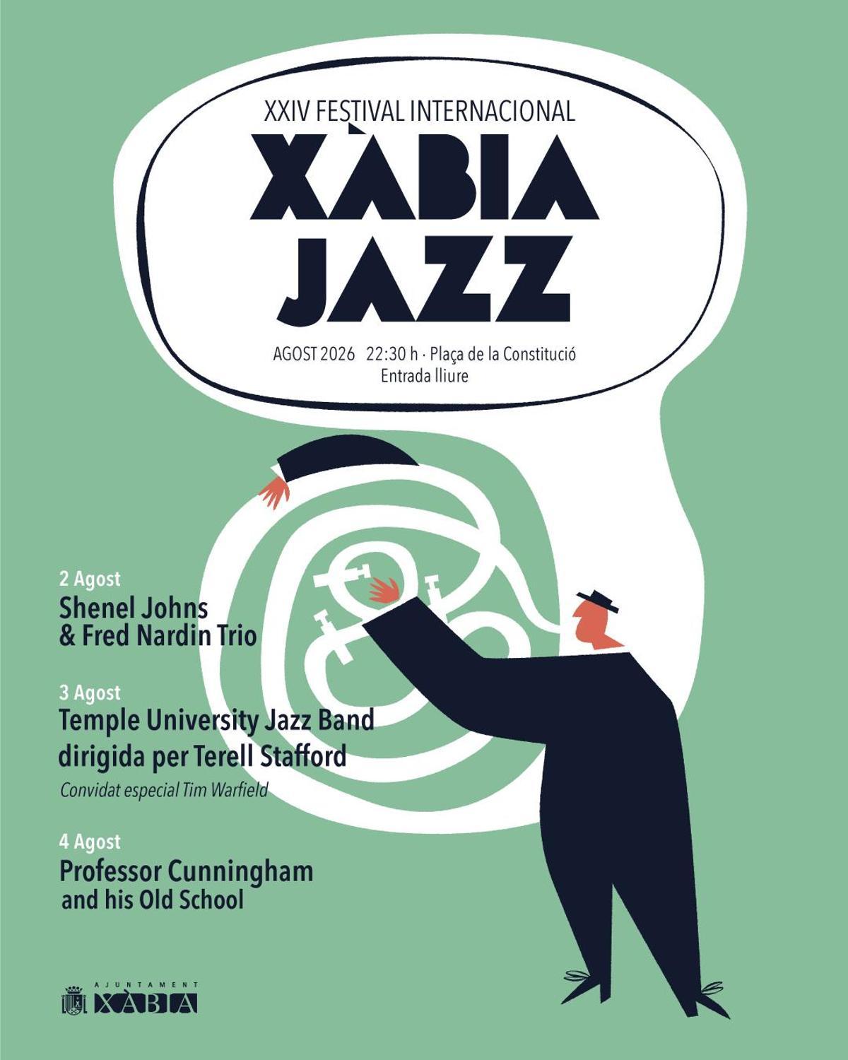 El cartel del festival Xàbia Jazz