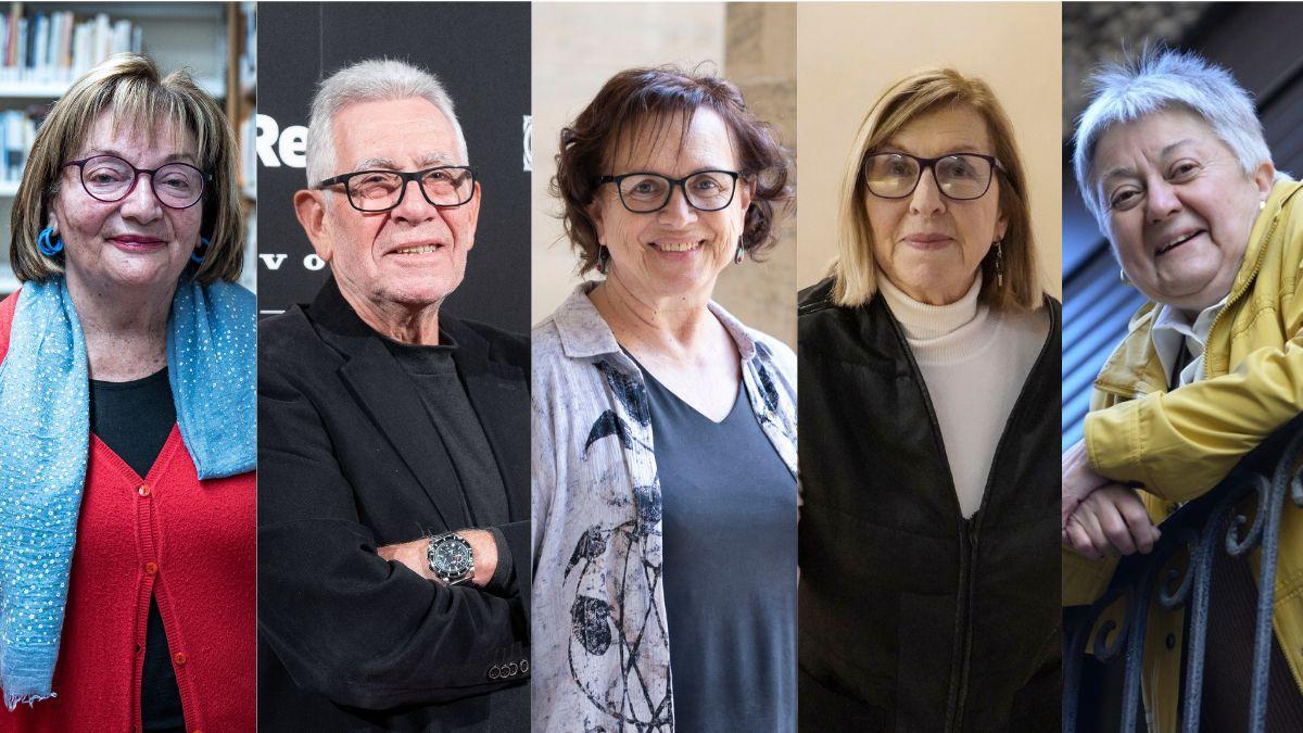 Montserrat Margarit, Gonçal Mazcuñán, Conxita Parcerisas, Àngels Freixanet i Roser Farràs