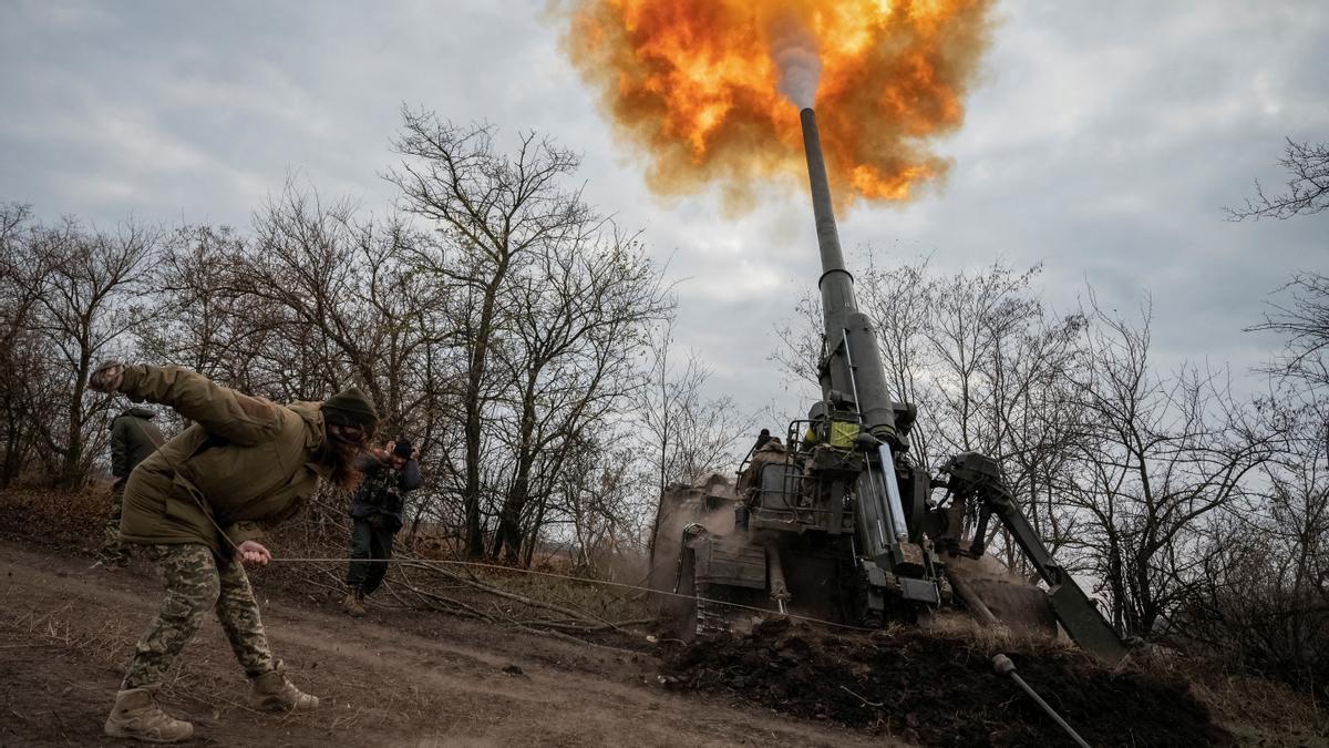 Destrucción en Jersón tras la retirada de Rusia