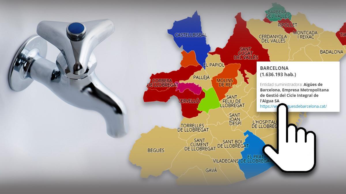 La gestión del agua de Sant Cugat y otras 12 ciudades metropolitanas lleva tres años en un limbo.