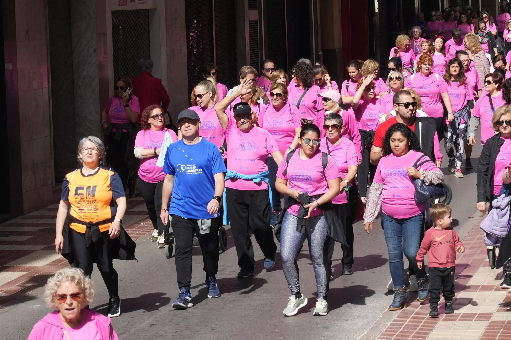 Todas las imágenes de la XVIII 'Cursa de les Dones' de Castelló