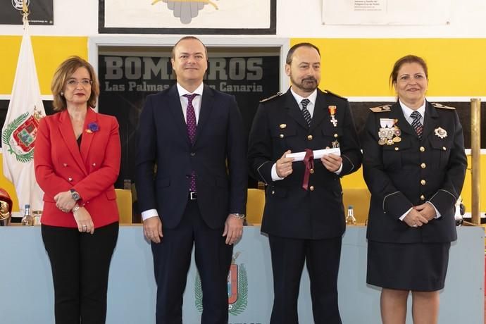 08.03.19. Las Palmas de Gran Canaria. Acto de entrega de Honores y Distinciones Bomberos de Las Palmas de GC. Foto Quique Curbelo