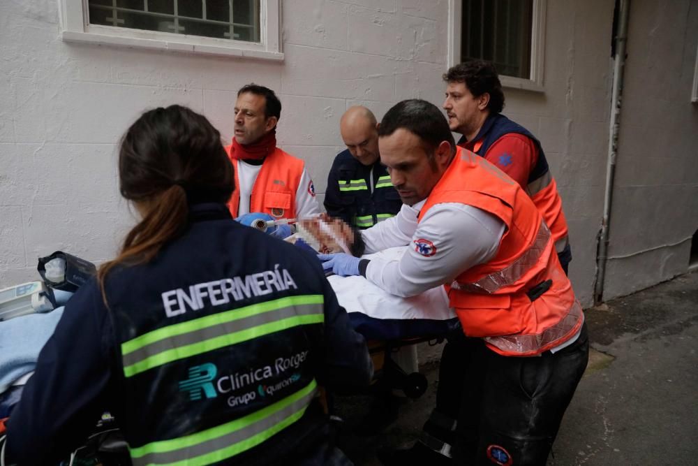 Un trabajador cae desde un cuarto piso por el hueco de un ascensor en Palma