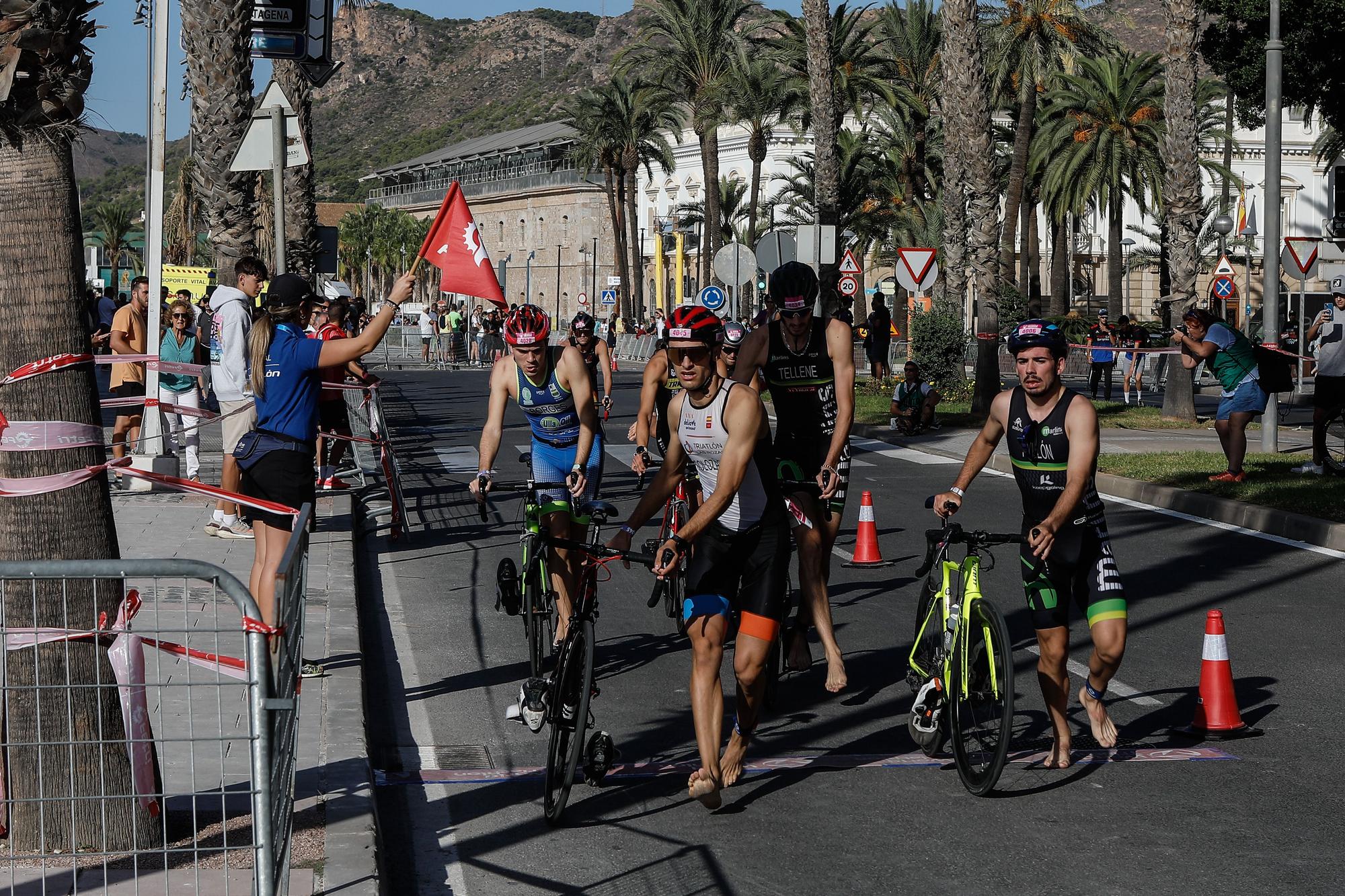 Segunda jornada del Campeonato de España Triatlón Sprinter en Cartagena