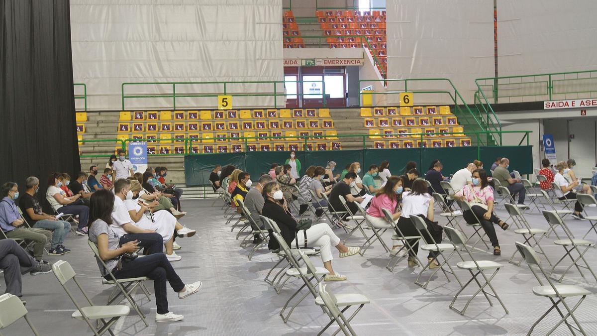 Zona de espera de 15 minutos en la pista del Paco Paz.