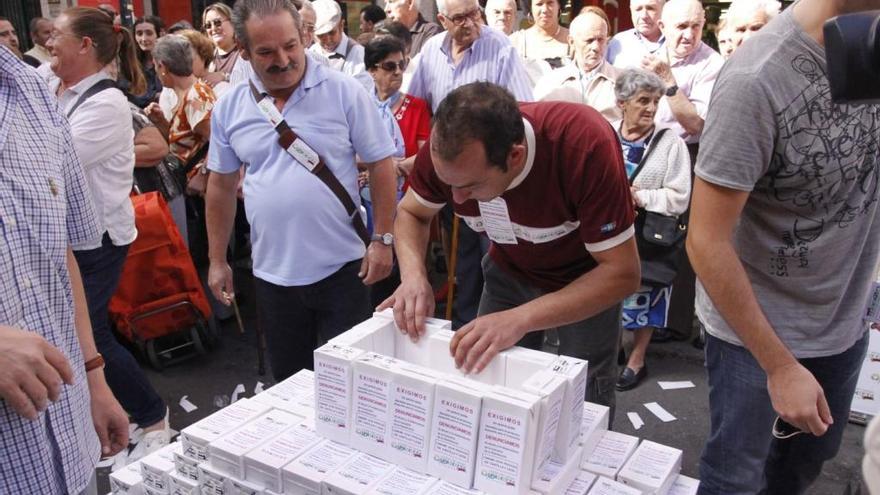 Protesta contra el bajo precio de la leche en Zamora