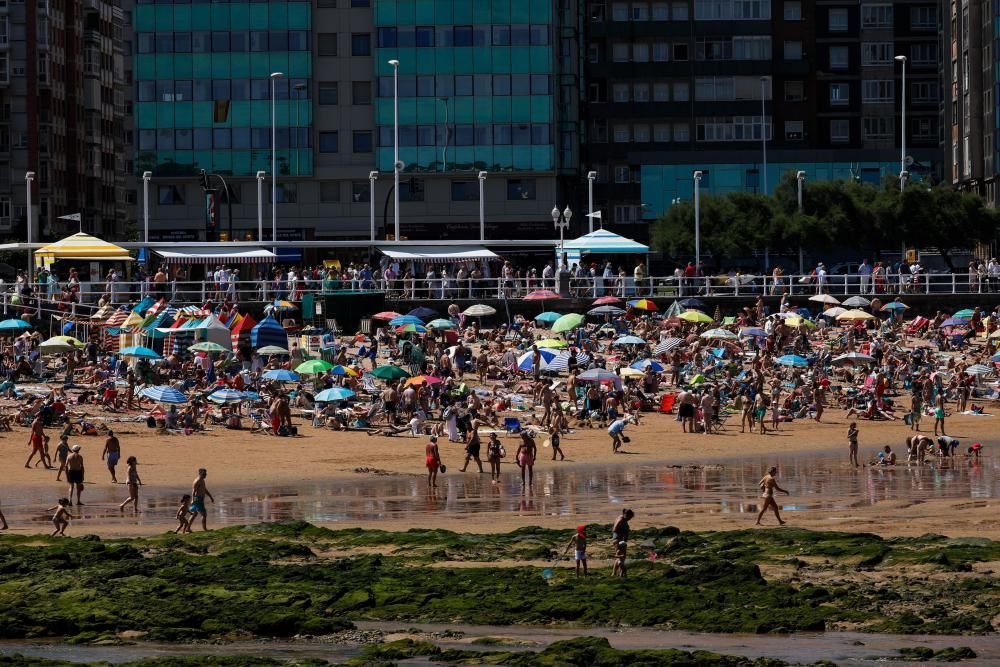 Día de playa en Asturias