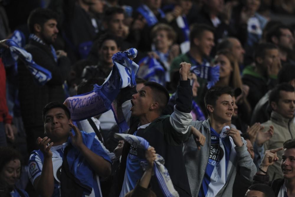 La afición se lo pasó en grande ante el Málaga