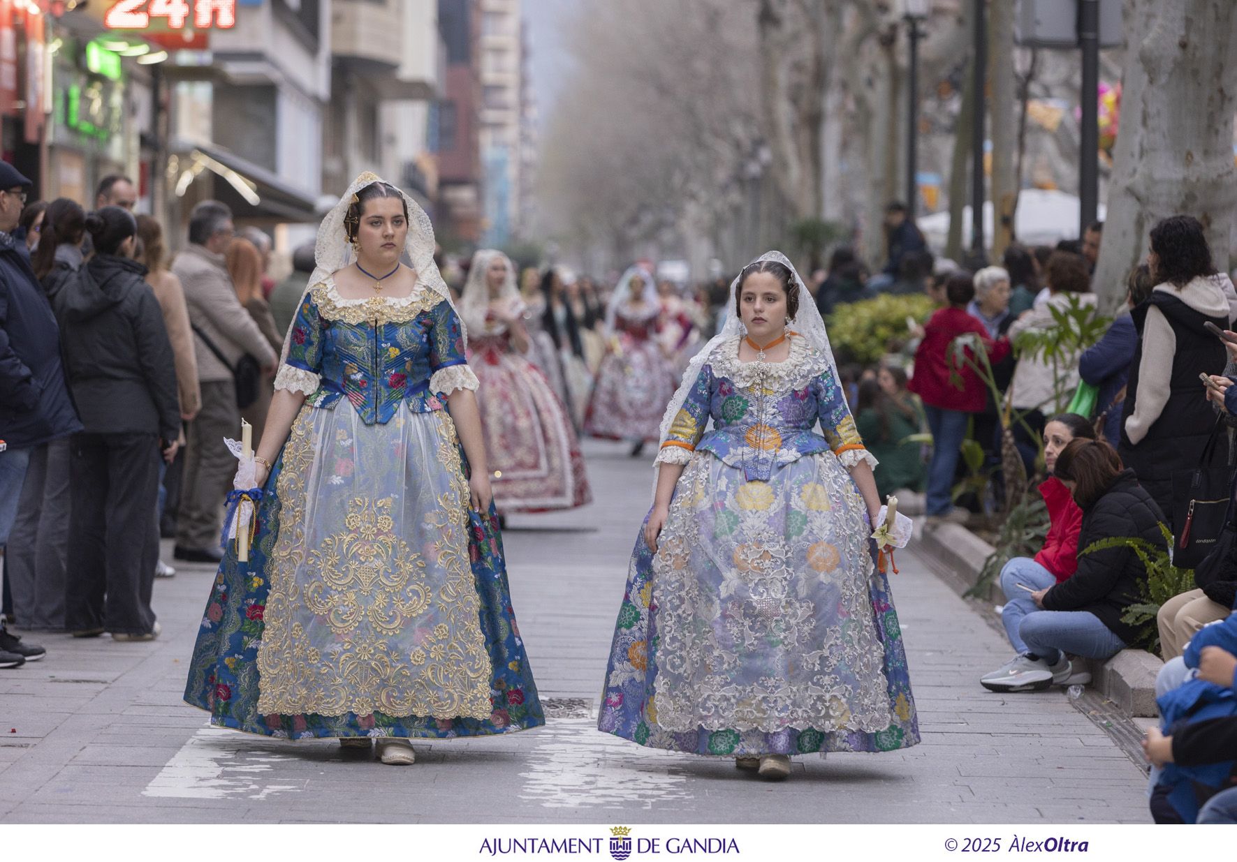 Misa y procesión de Sant Josep de las Fallas de Gandia