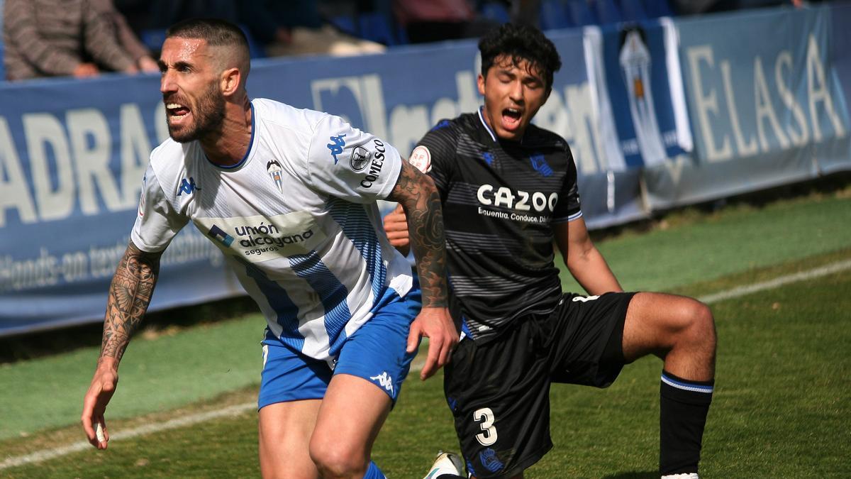 Instante del último partido del Alcoyano