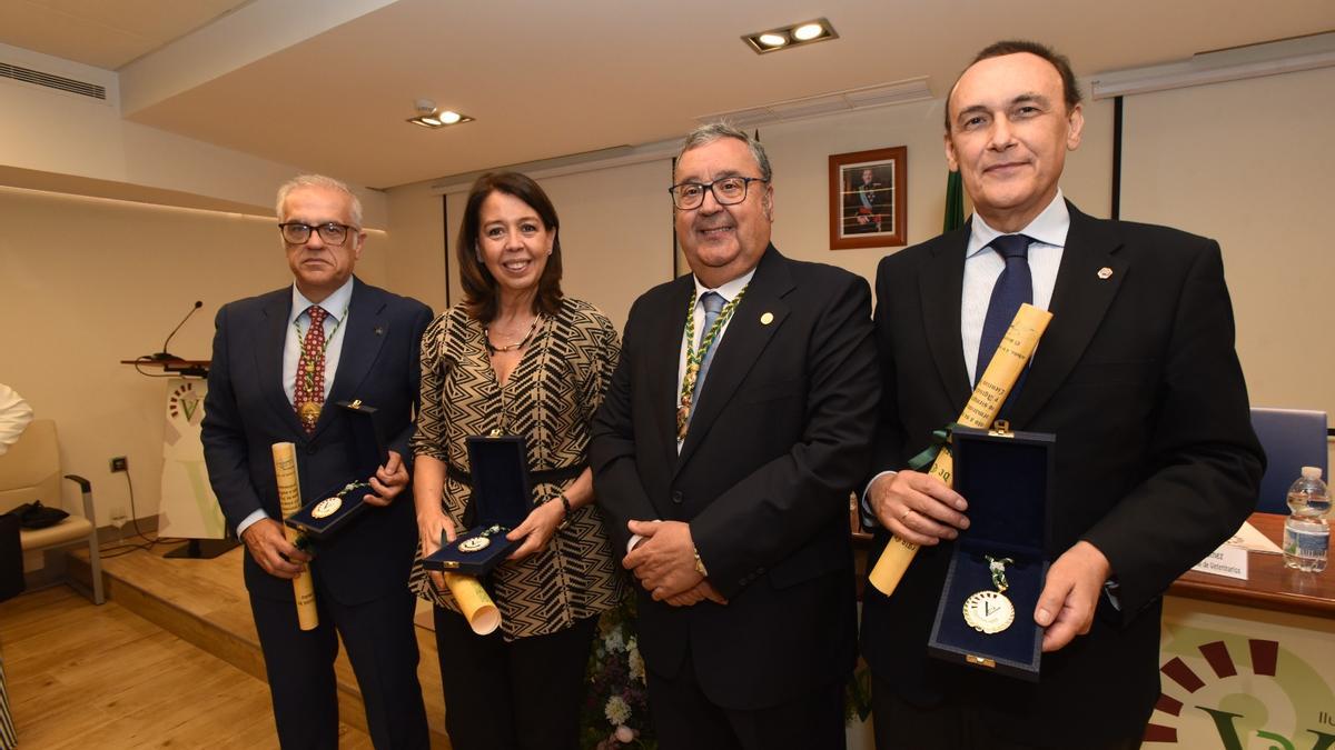 Fidel Astudillo, Rosario Moyano, Antonio Arenas y José Carlos Gómez Villamandos.