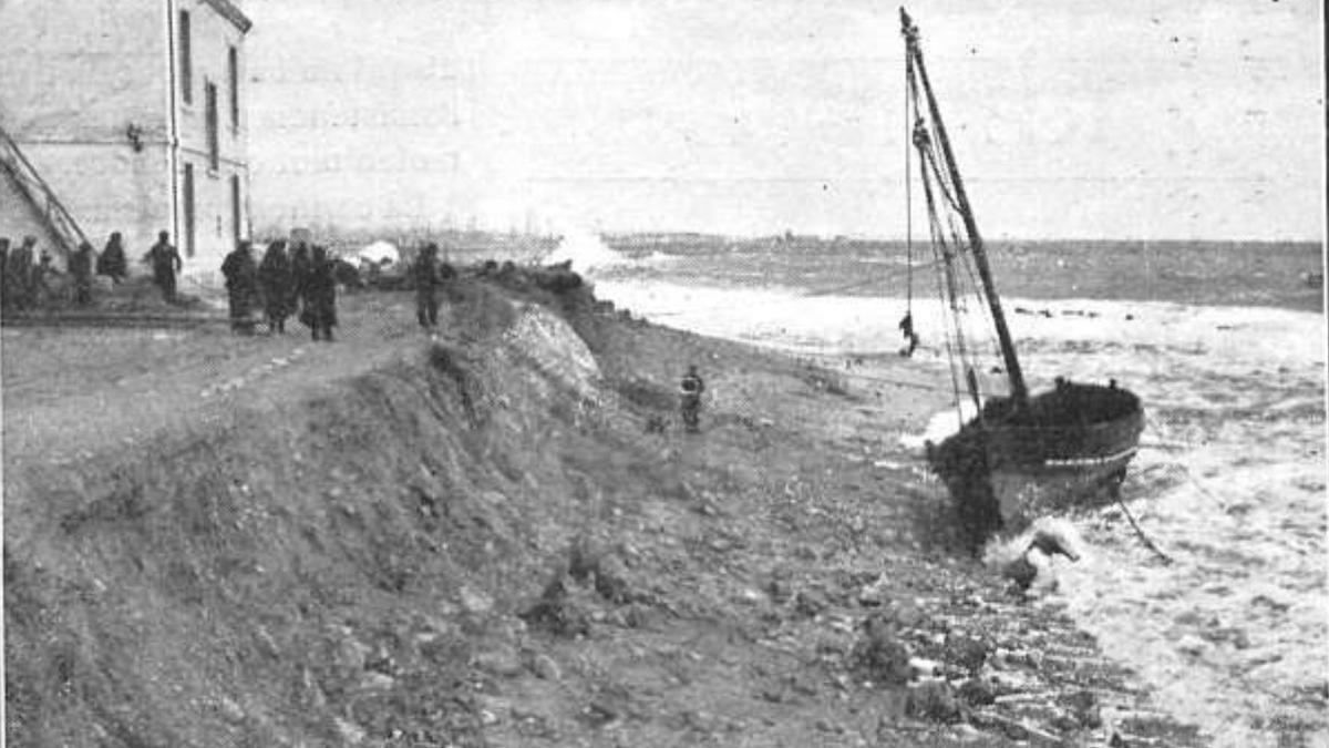 Efectos del Temporal de la Candelera en la costa mediterránea