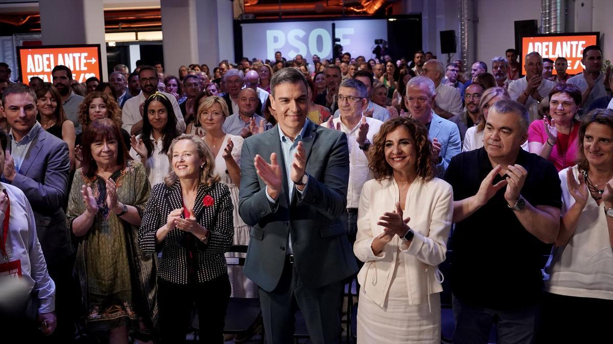 Presentación del programa electoral del PSOE, en imágenes