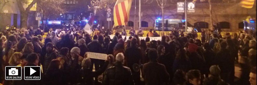 Concentració a Girona pel Consell de Ministres