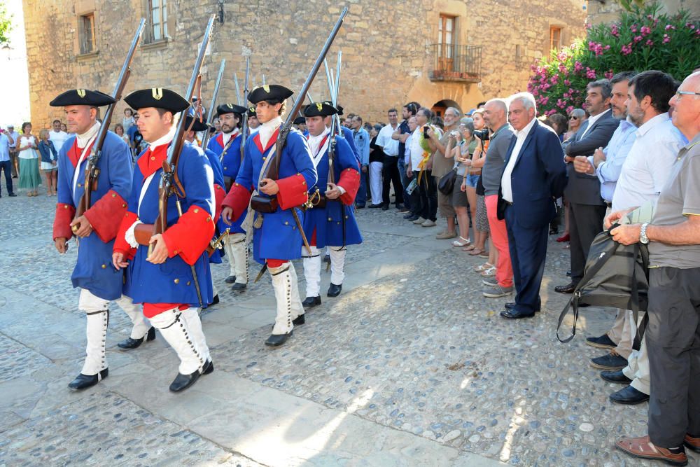 Commemoració de la Batalla de Talamanca i placa homenatge a Muriel Casals